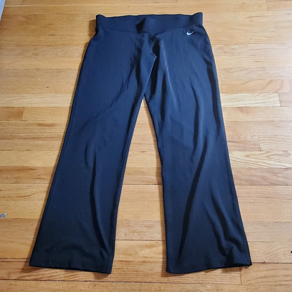 Nike Performance Black Flare Leg Training Pants Womens Large RN 56323